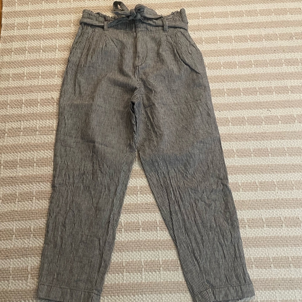 Tie waist pants